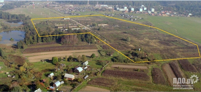 Земельный актив 15 Га бывшего сельхоз.комплекса, от Москвы 60 км.