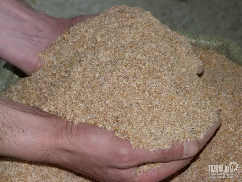 Отруби пшеничные по 25 кг в мешках