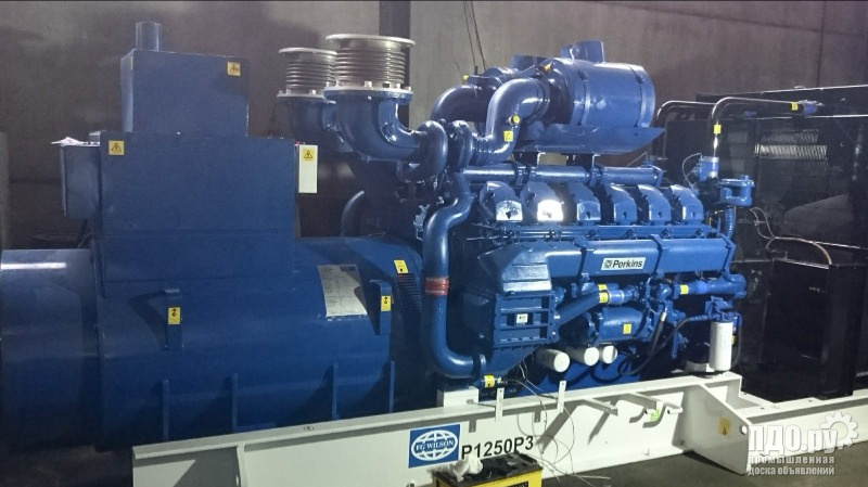 Дизель генератор, ДГС, FG Wilson P-1250 P3, 1000 кВт /6300 В.