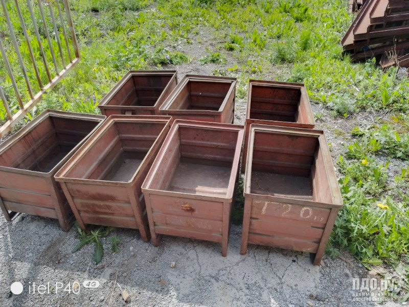 Тара, ящики, мульды, металлические 620х420х420мм