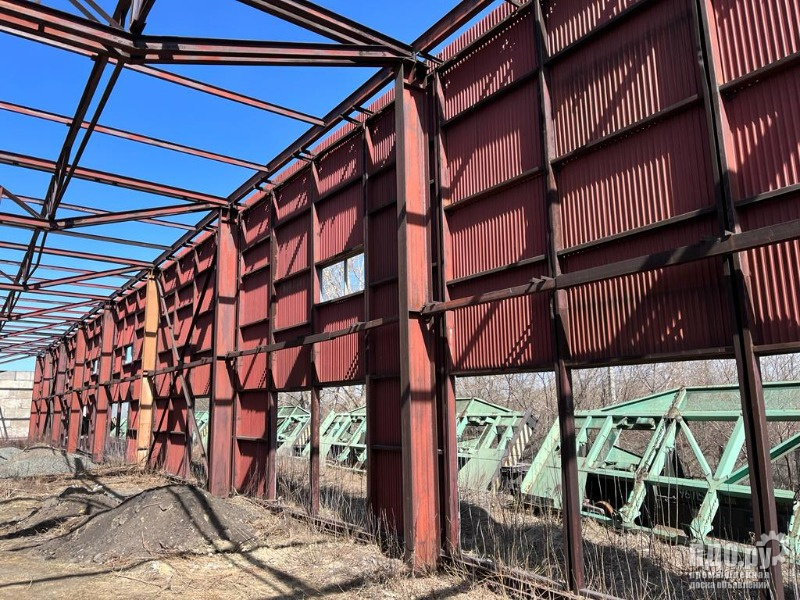 Каркас прямостенного ангара 24-96-12 м