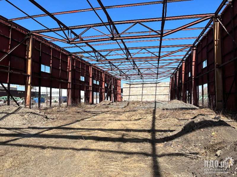 Каркас прямостенного ангара 24-96-12 м.