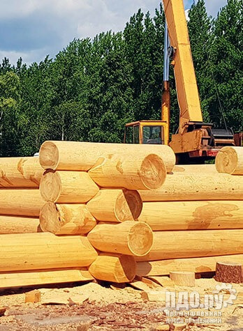 Бани из кедра ручной рубки от производителя.