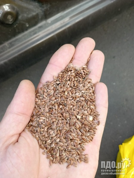 Продаем лен коричневый