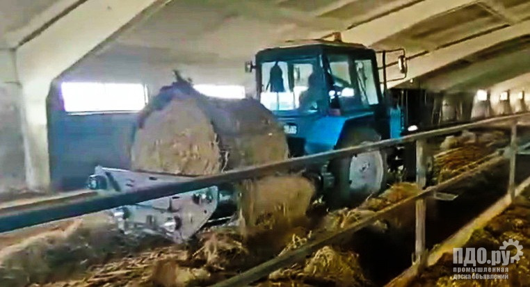 Разматыватель рулонов навесной самозагружающийся