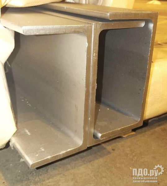 Швеллер нержавеющий 200х100х10х10  AISI 304 сварной  Китай