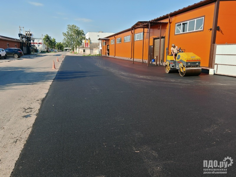 Асфальтирование ангаров и подъездов к ним